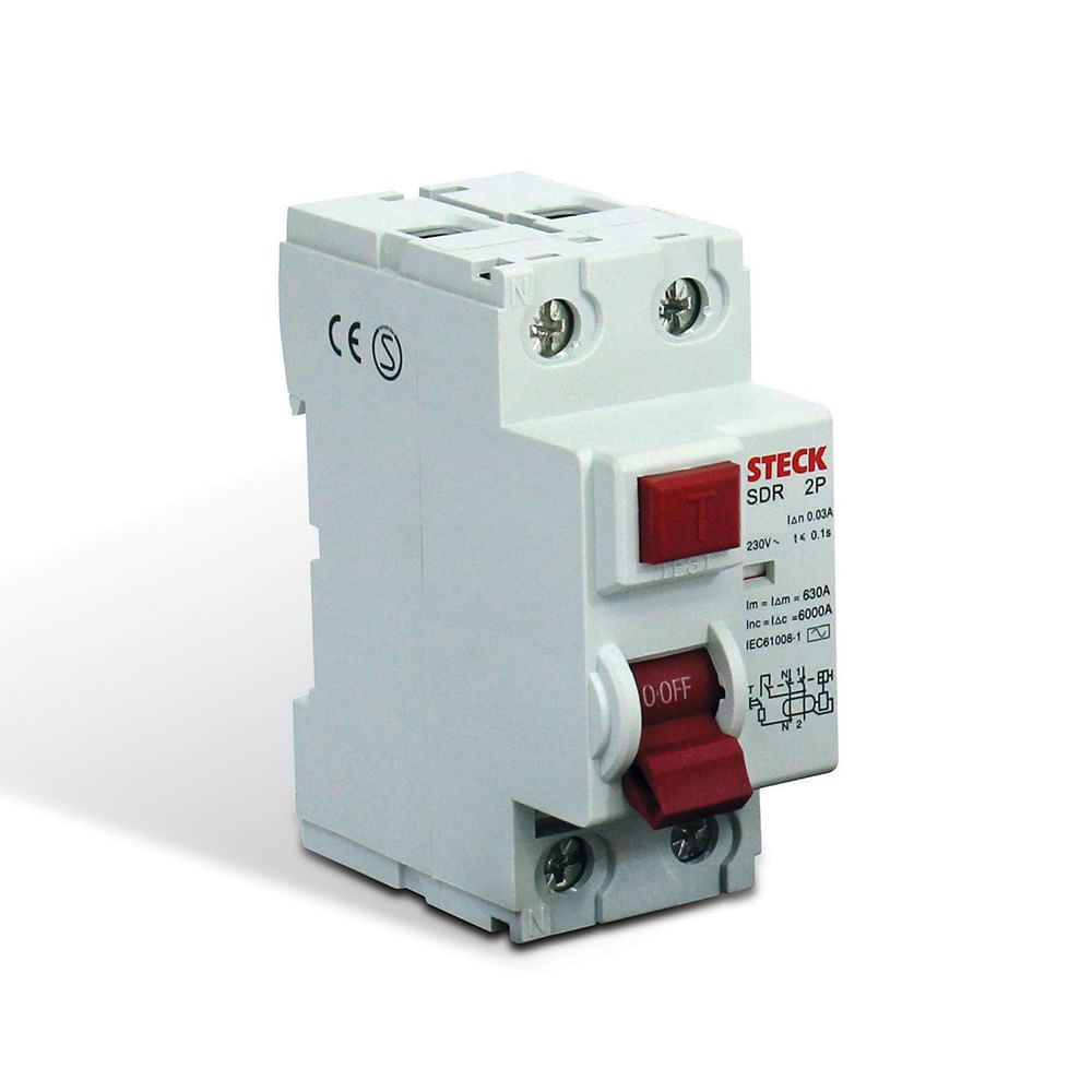 Interruptor Diferencial 40a 2p 30ma Steck