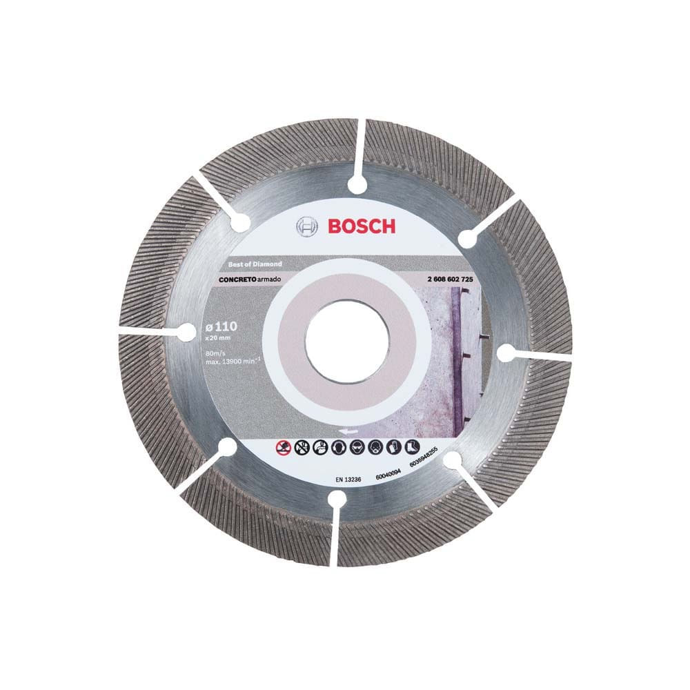 Disco Diamantado Segmentado Expert For Universal Multimaterial 110 X 20 X 8 mm Bosch