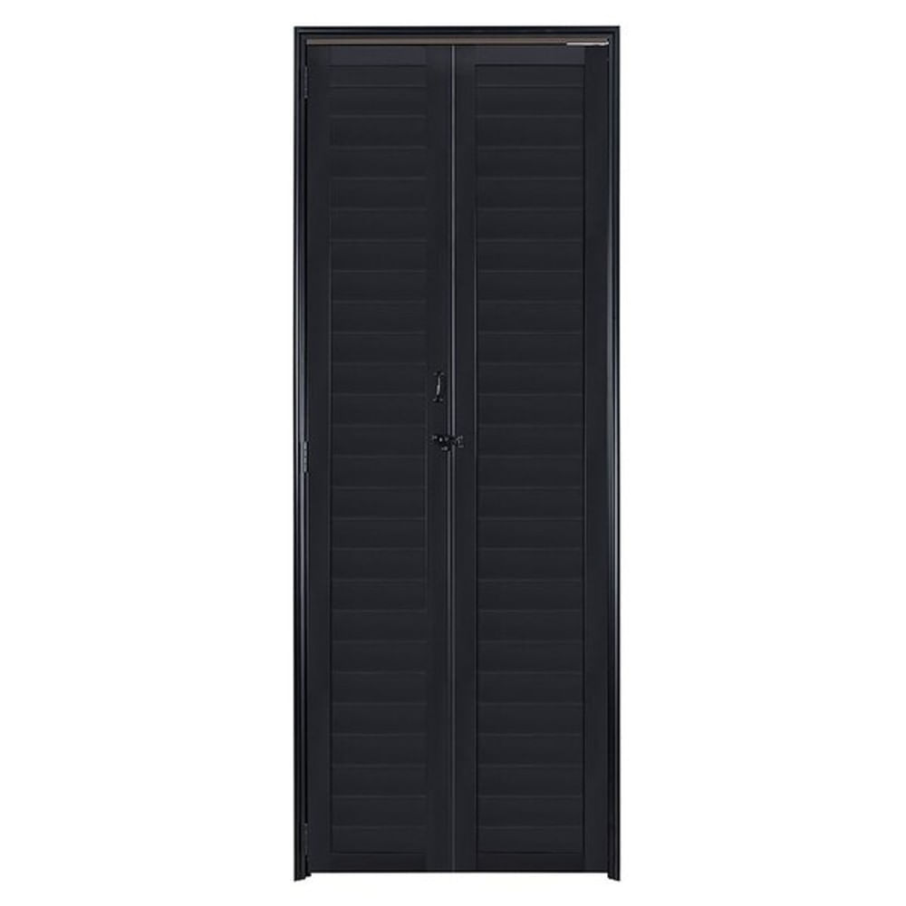 Porta Lambril Camarão Esquerda 210x80 Preto Esquadrisul
