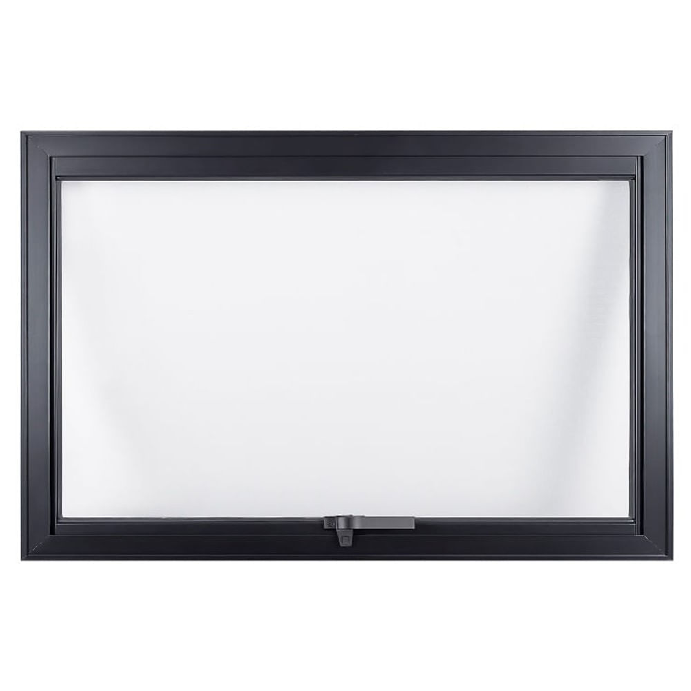 Janela Maxim-Ar 1 Secção Vidro Mini Boreal 60x80 Preto Topsul Esquadrisul