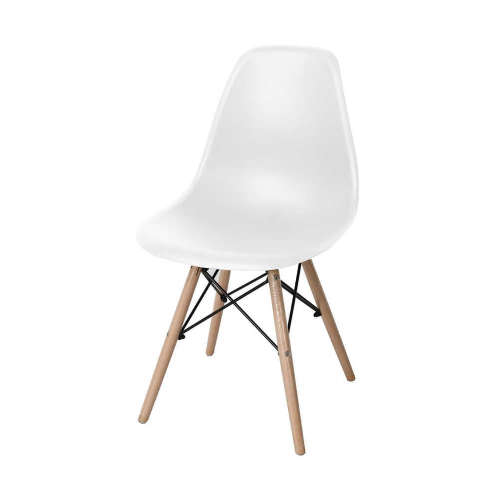 Inspire-se em 11 decorações de quarto infantil 22 Cadeira Eames c Pes em Madeira Branco Coisas Coisinhas 1819267