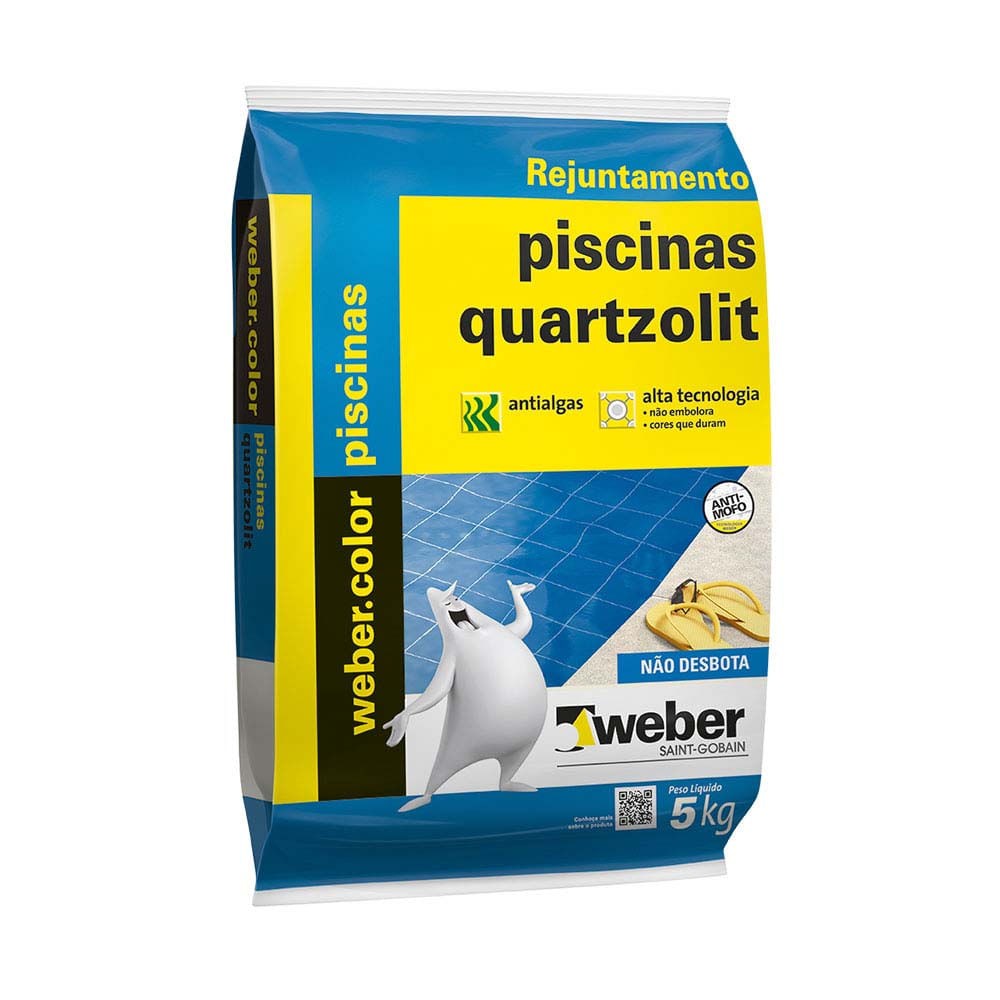 Passo a passo de como aplicar rejunte em piso 4 Rejunte Piscina 5kg cinza platina Quartzolit