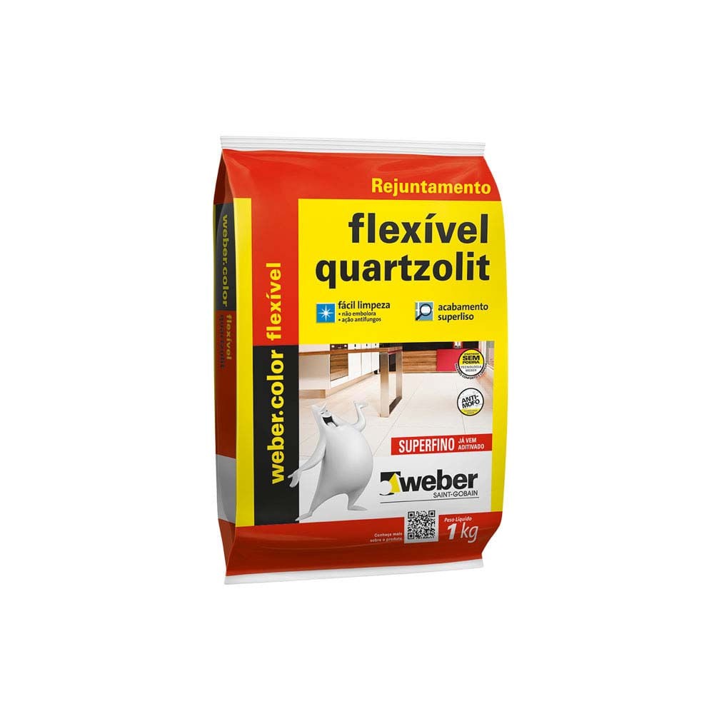 Rejunte Cerâmicas Corda 1KG Quartzolit