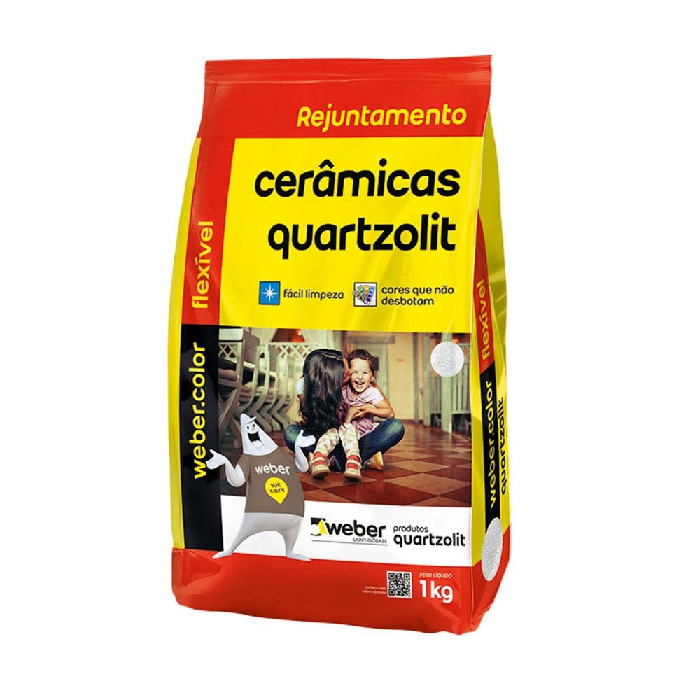 Passo a passo de como limpar o rejunte do seu azulejo 12 Rejunte Weber Flex 1Kg branco Quartzolit