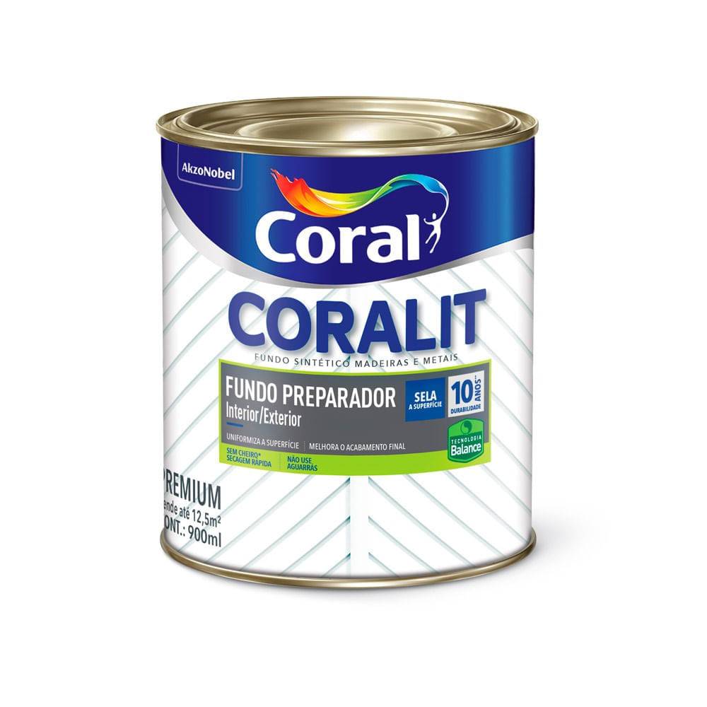 Fundo preparador Coralit 900ml Coral 578266
