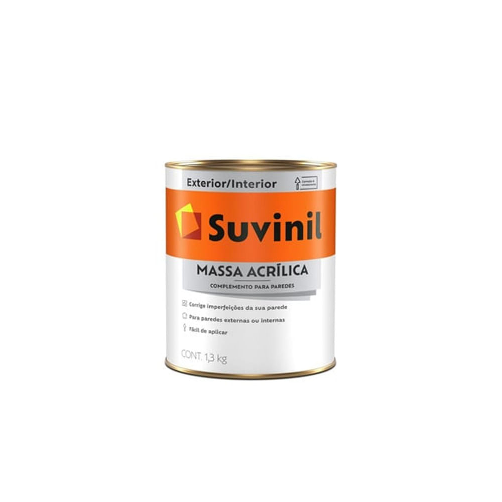 Massa acrilica 900ml branco Suvinil 616940