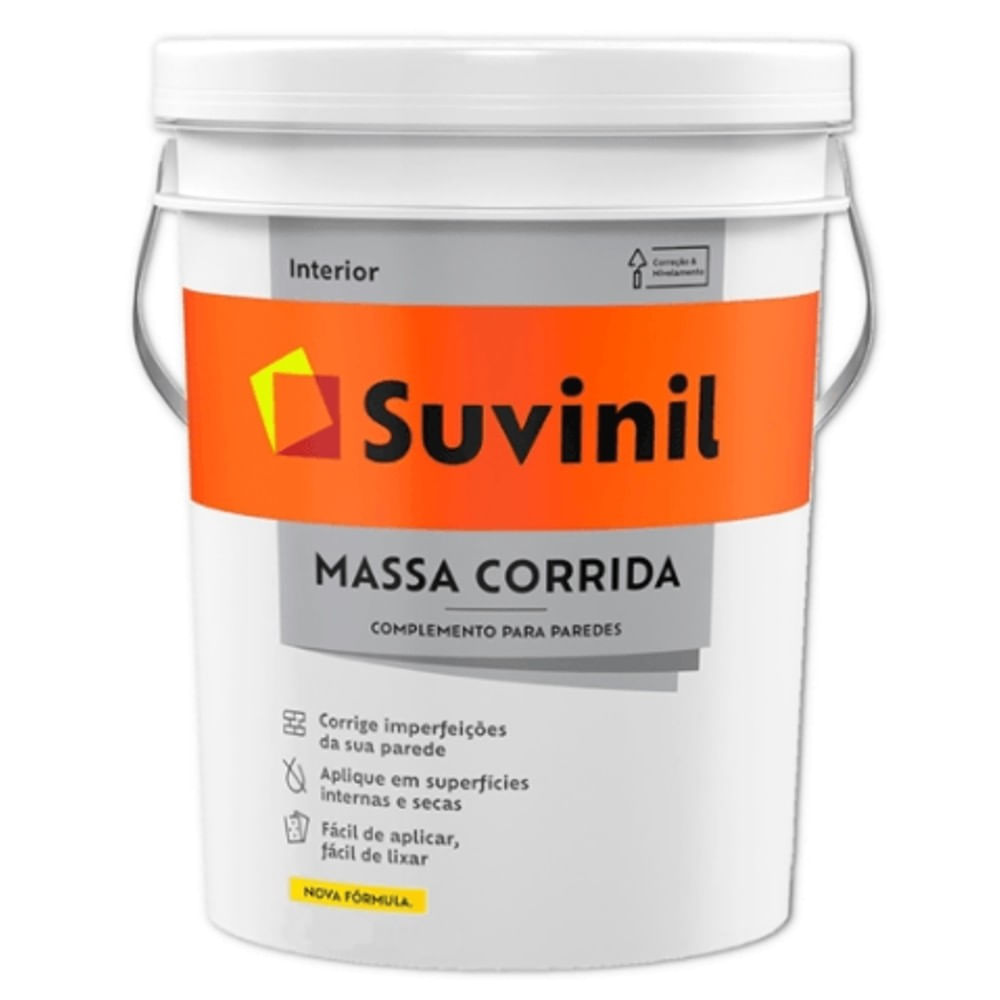 Fundo preparador de parede: a base ideal para o acabamento da sua obra 3 Massa Corrida 25Kg Suvinil 1773038