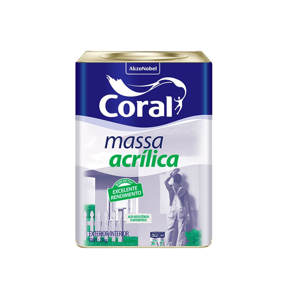 Massa acrilica 25 kg Coral