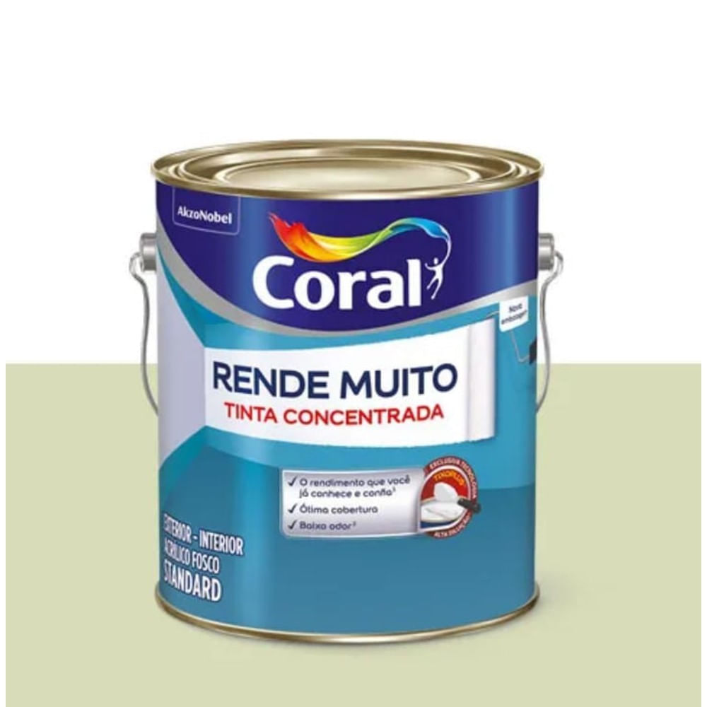 Silêncio de Inverno é a Cor do Ano 2023 da Coral 4 Tinta Acrilica Standard Concentrada Acabamento Fosco Rende Muito Capim Limao Interior E Exterior
