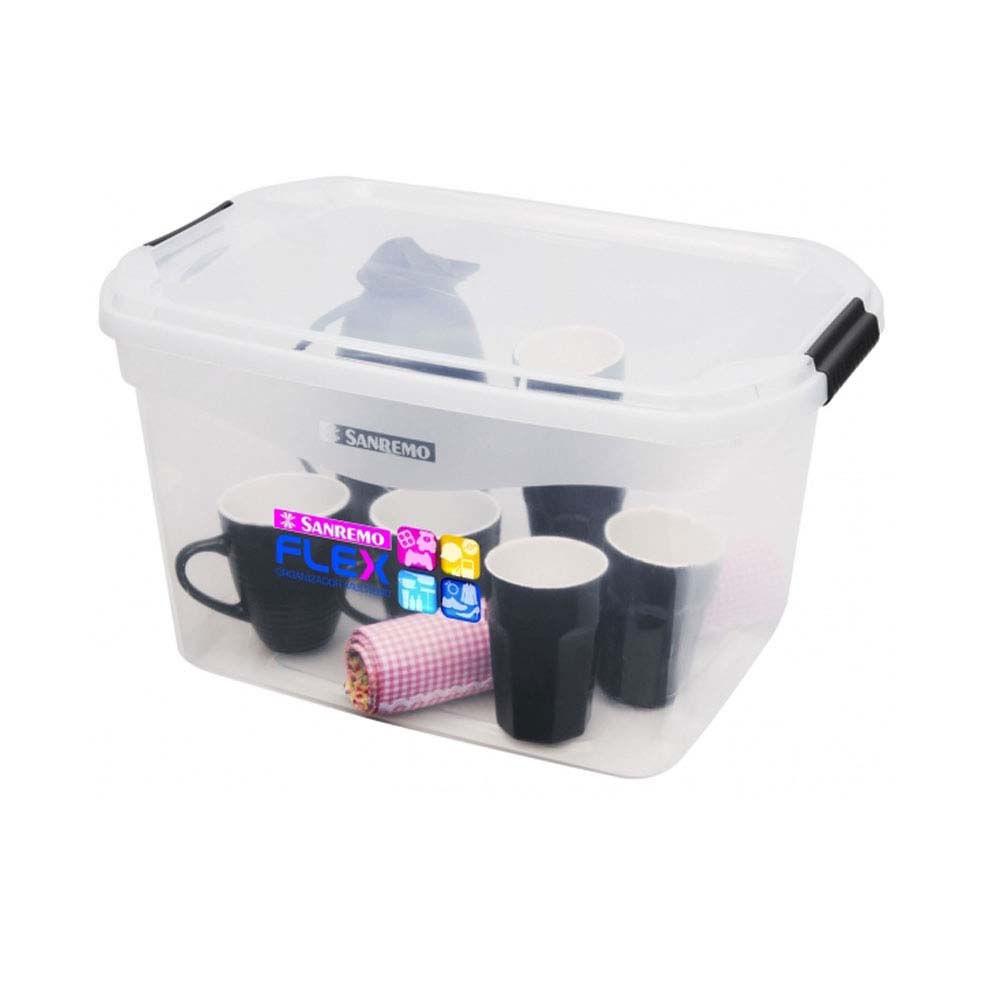 Caixa organizadora media 29 litros Sanremo
