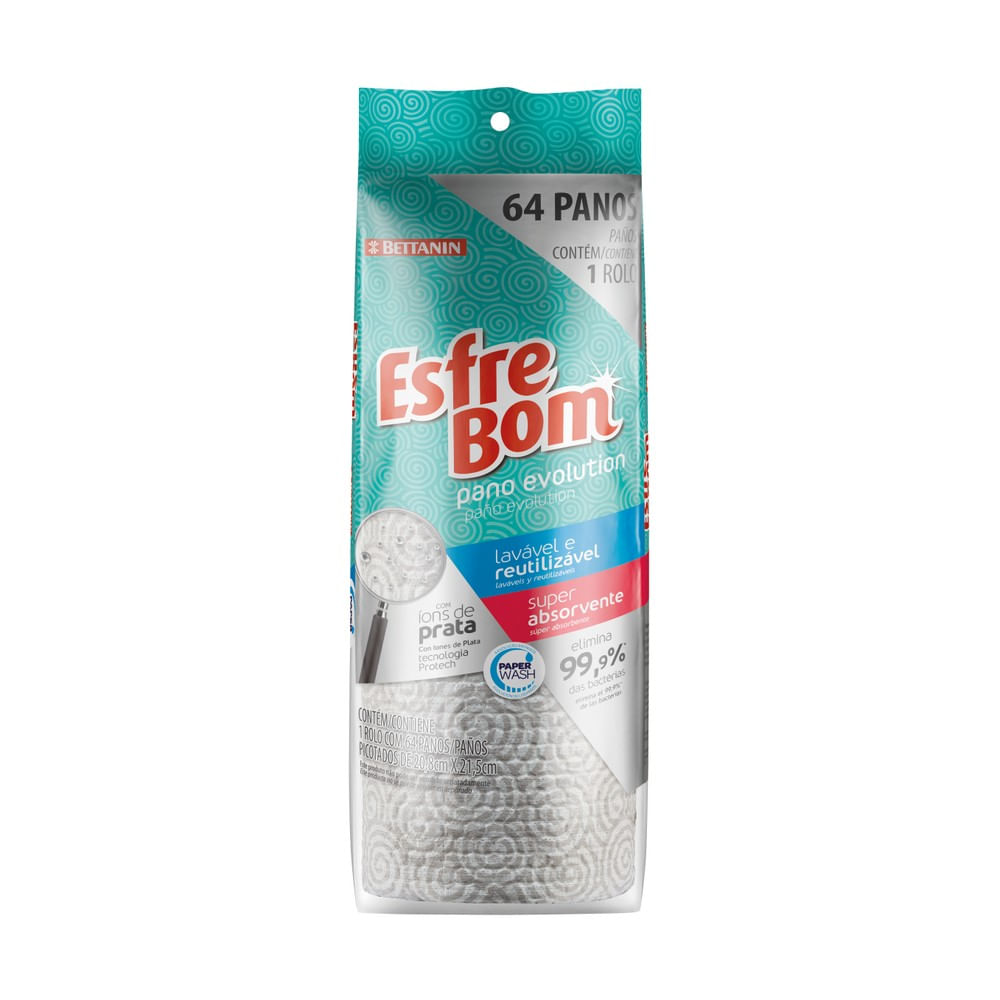 Pano lavavel para pia em rolo Bettanin 1439898