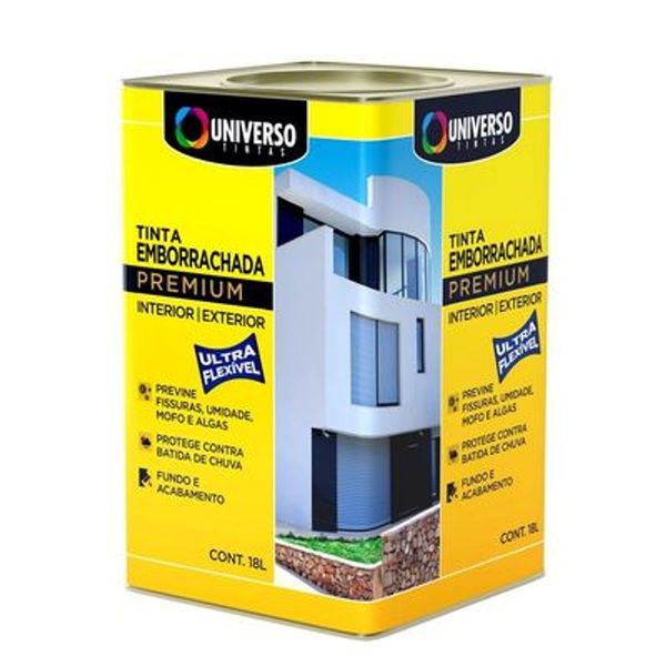 Tinta Emborrachada Externa Cogumelo Fosco 18l Universo Tintas