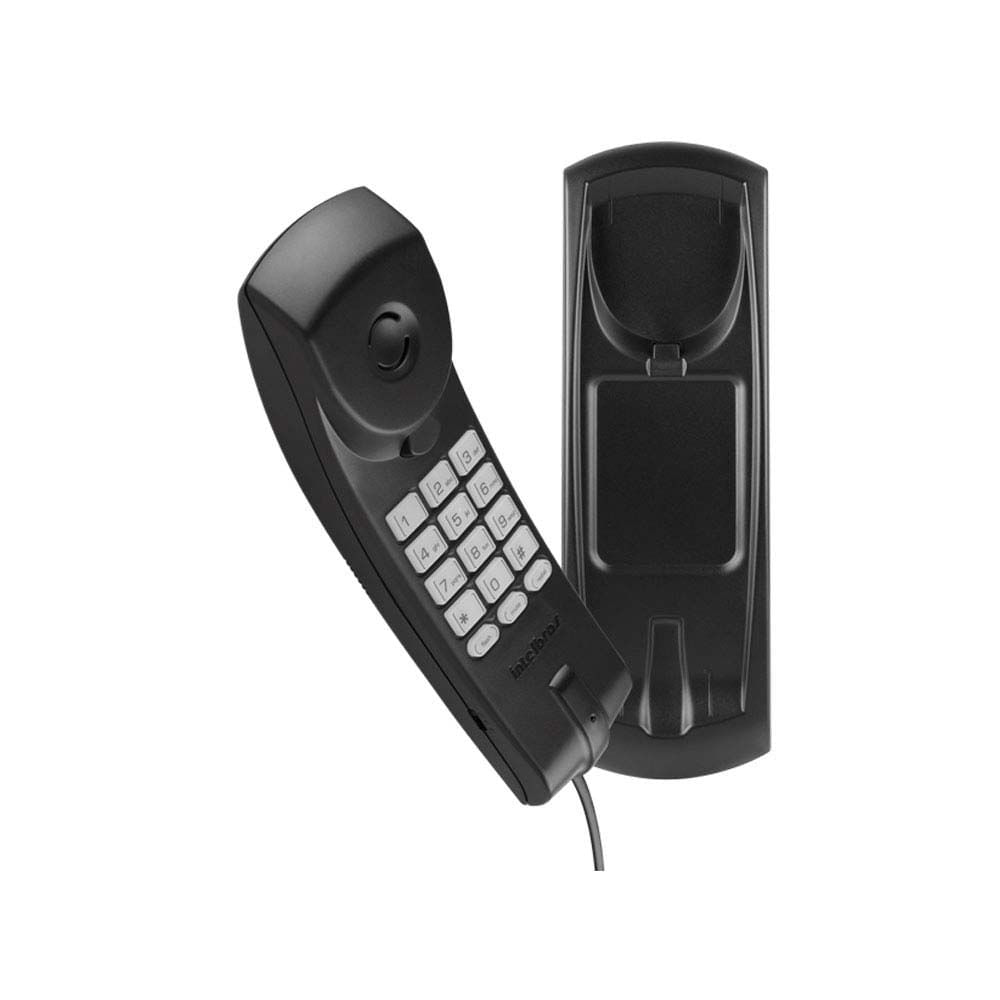 Telefone Com Fio TC 20 Preto Intelbras