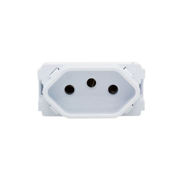 Módulo Tomada 2Pt 10A Branco Novara Dicompel