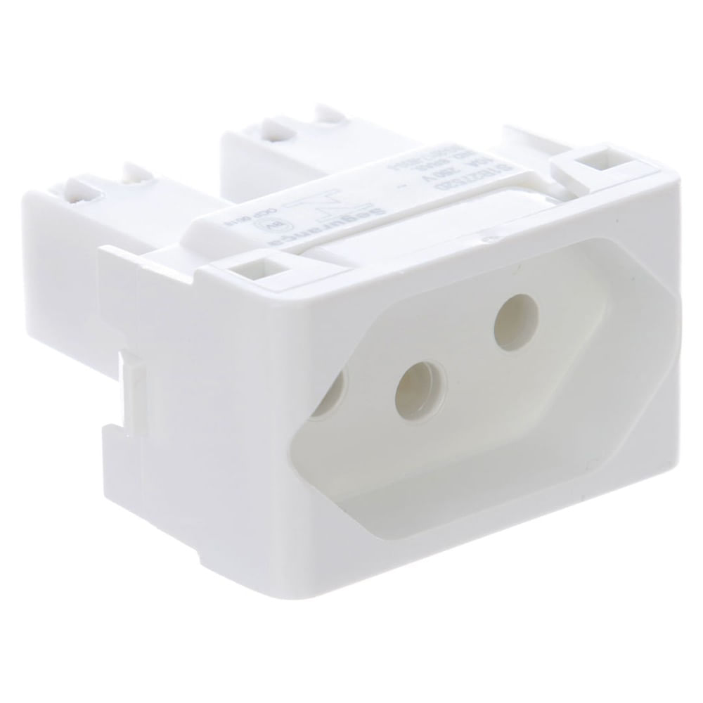 Módulo Tomada 2p T 10a 250v Branco Lunare Schneider