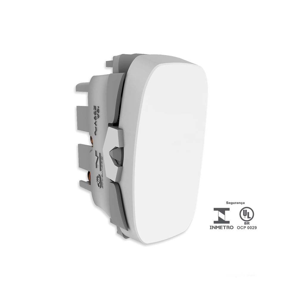 Módulo Interruptor Paralelo 10a-250v Gracia Branco Alumbra