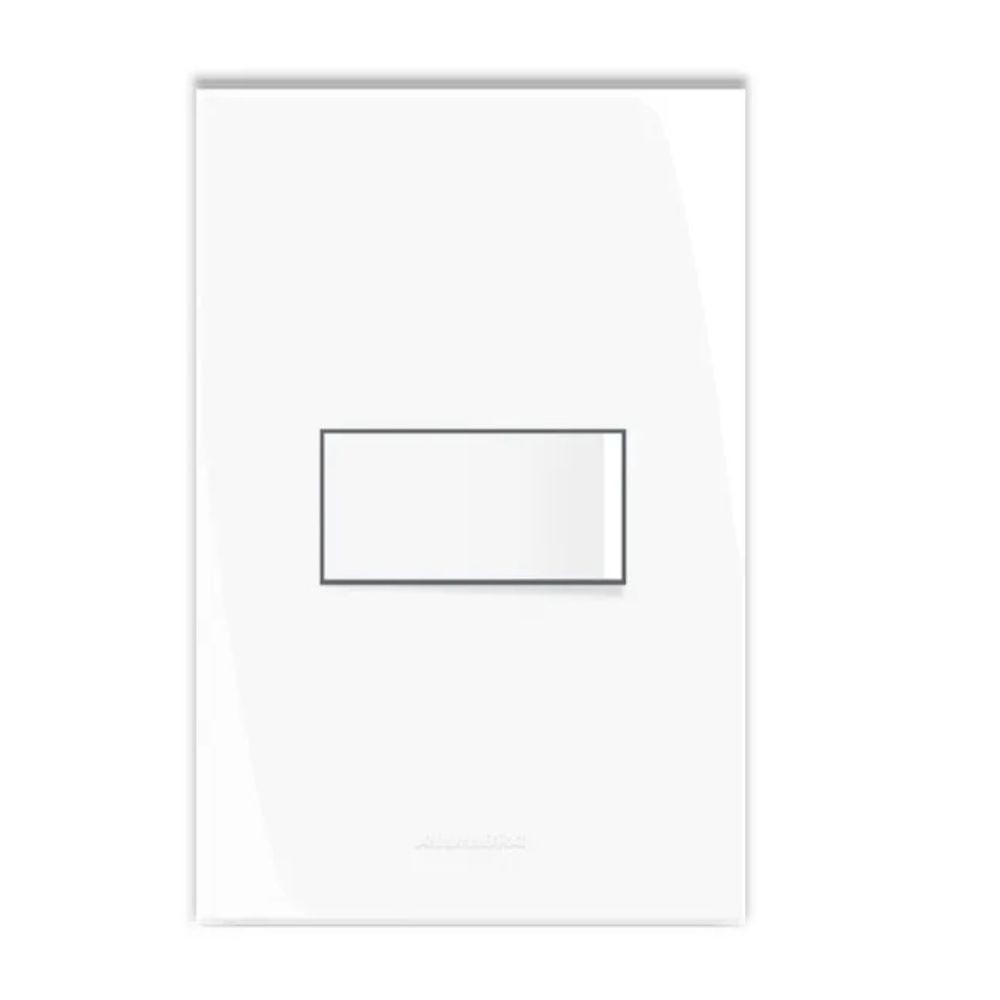 Conjunto Interruptor Simples com Placa 4x2 Branca Inova Pro Alumbra