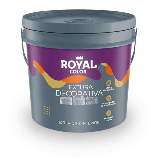 Textura para Parede Média Branco 23kg Royal Color