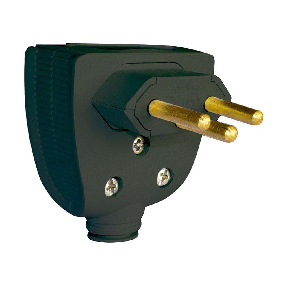 Plugue 2P T 10A preto Pial