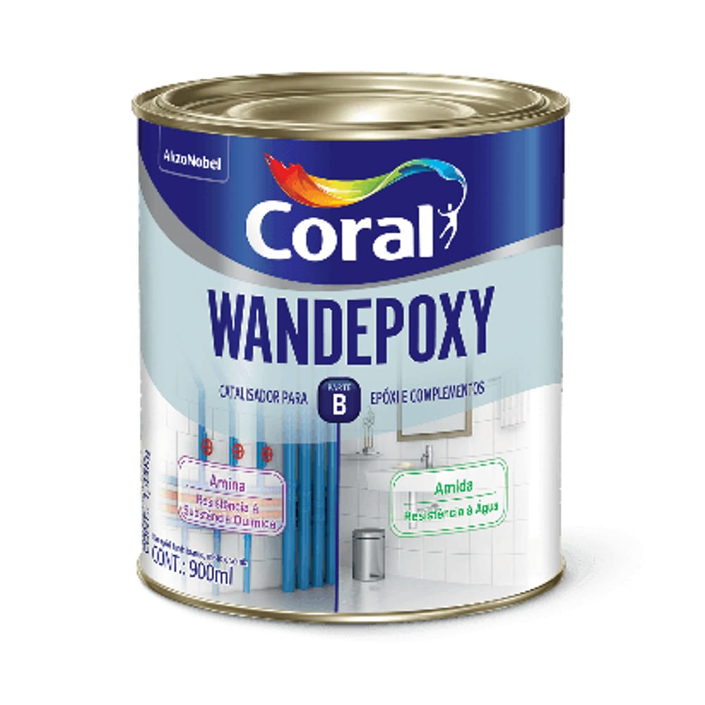 Catalisador Amida para Esmalte Epoxy Rm Vnz 900ml Wandepoxy Coral