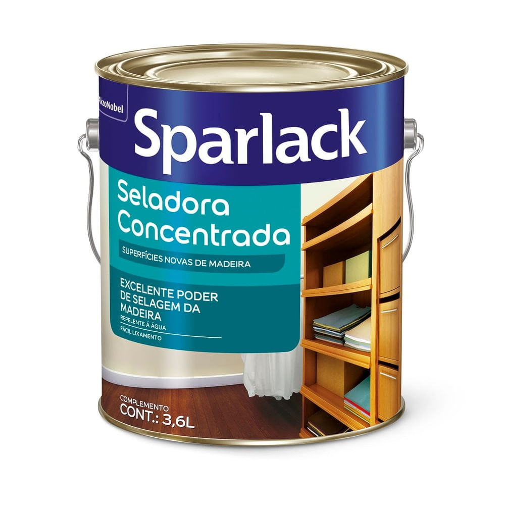Seladora para Madeira Concentrada Incolor 3,6l Sparlack