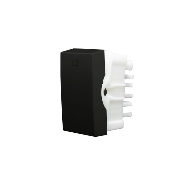 Pulsador Campainha 10A 250V Ip Class Preto Ebano Fosco Alumbra