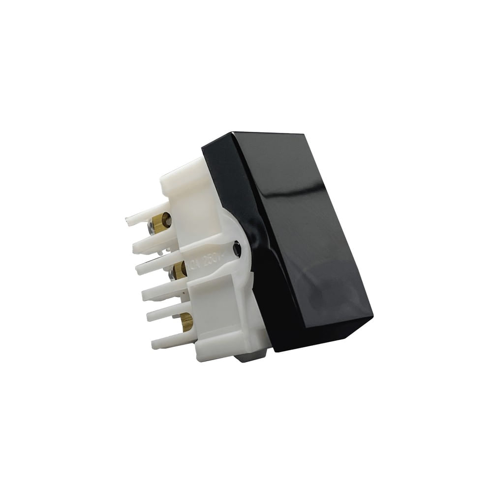 Módulo Interruptor Intermediário Linha Inova Pro Black Piano Alumbra