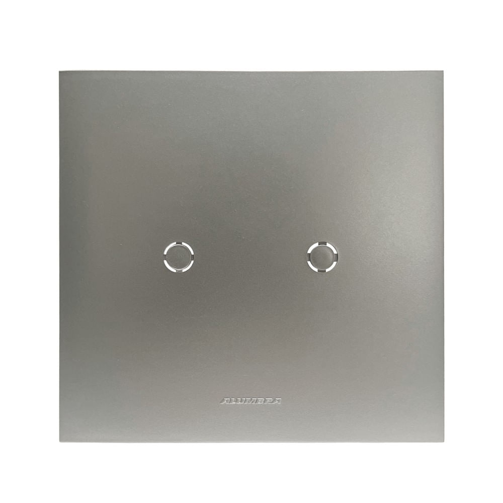 Placa 4X4 Com Suporte Cega/Saída De Fio Titanium Inova Pro Class Alumbra