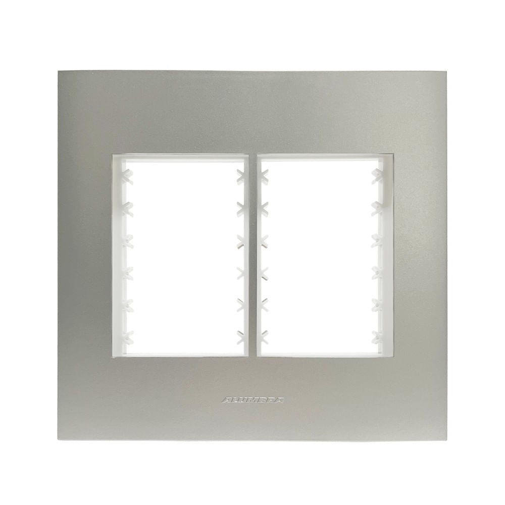 Placa 4X4 Com Suporte Para 6 Módulos Titanium Inova Pro Class Alumbra