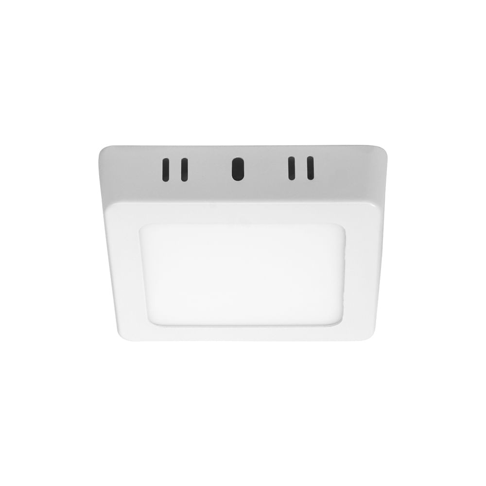 Painel Led 6W Lux Quadrado Sobrepor 3000k Taschibra