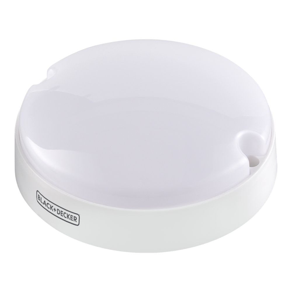 Plafon Led Eco Redondo 15W 3000K Ip65 Bivolt Black Decker