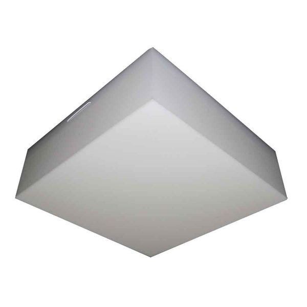 Plafon Valencia 26x26cm acrílico jateado 2XE27 Tualux