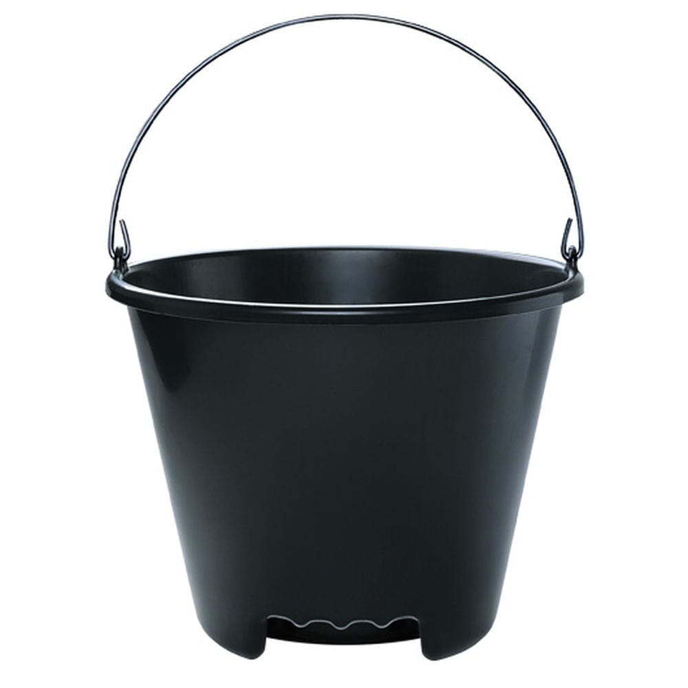 Balde Especial 12 Litros Preto Arqplast