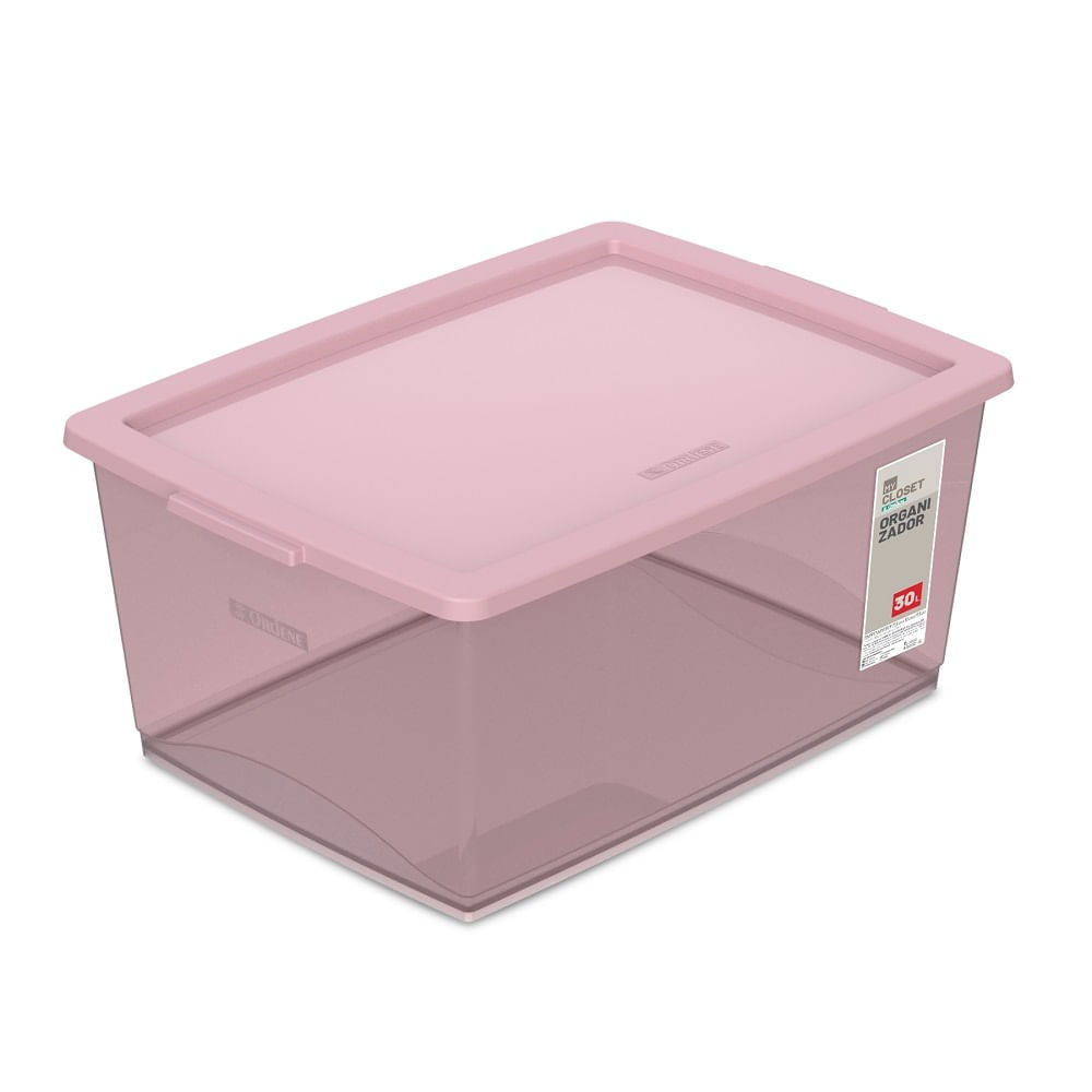 Organizador Com Trava 30 Litros Bel Rose Ordene