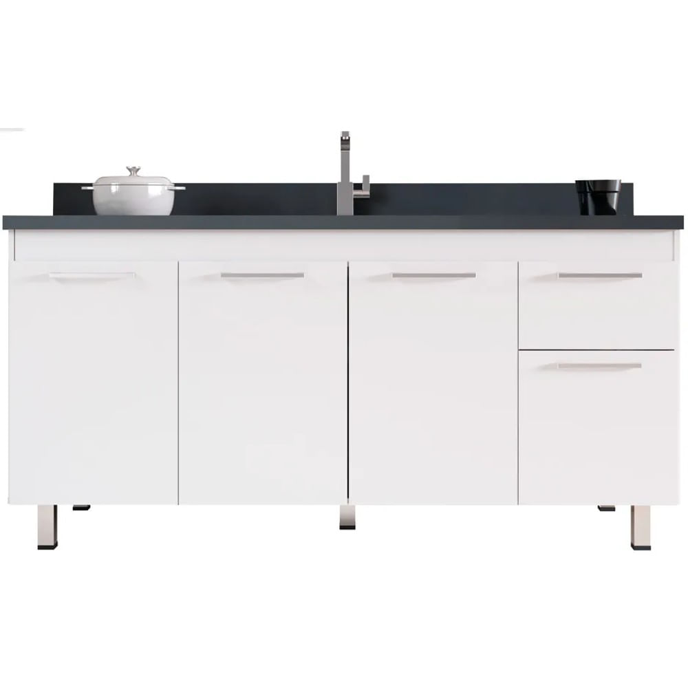 Gabinete Para Cozinha Kaus Branco Cerocha