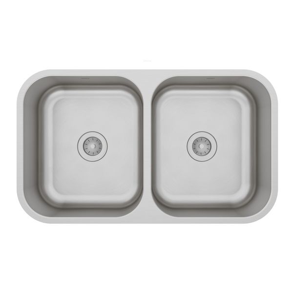 Cuba Dupla CD34 Escovada Em Aço Inox 304 70x40x17cm Mekal