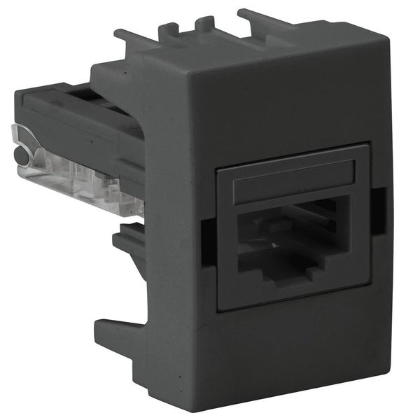Módulo Tomada Rj 45 Cat 5E Grafite Fosco S30/35 Simon
