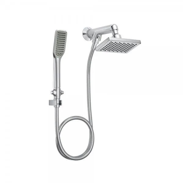 Chuveiro Retangular de Parede 15cm com Desviador Cromado Deca