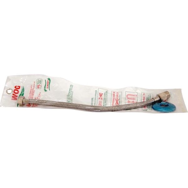 Mangueira Flexível de inox trançado 40cm cromado Wog