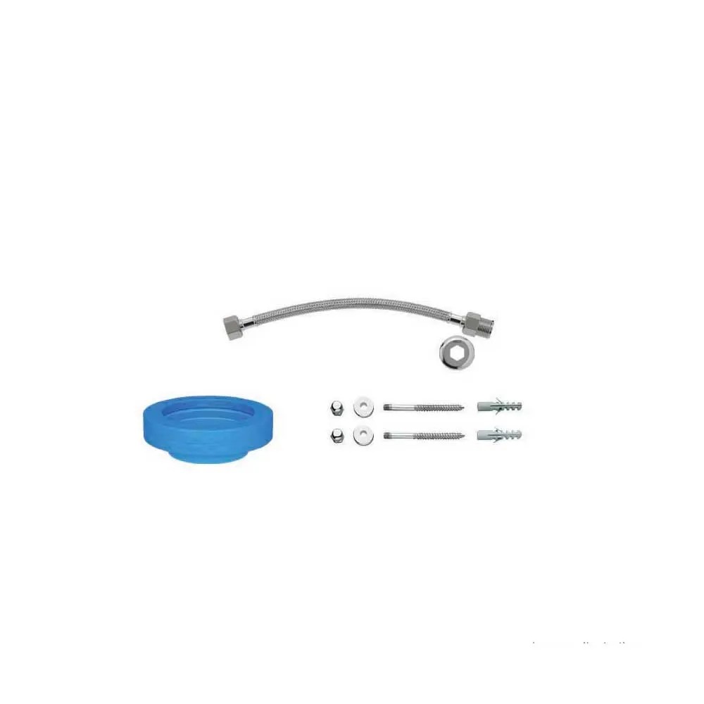 Kit de Instalação para Bacia com Caixa com Fixação Vertical Cromado Deca