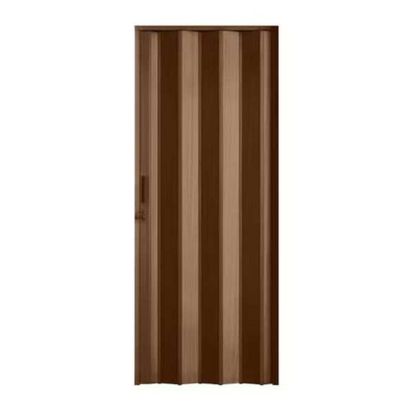 Porta Sanfonada com Trinco PVC 60x210cm Imbuia BCF