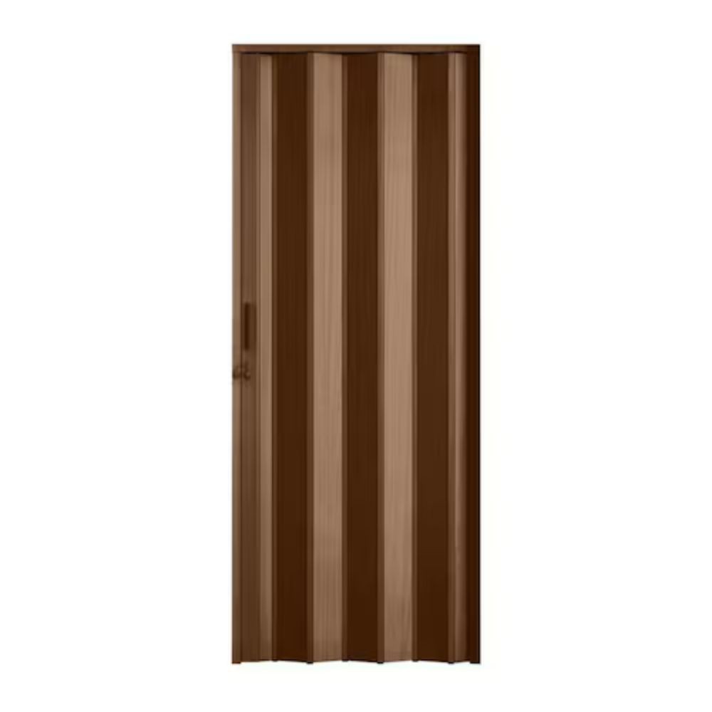 Porta Sanfonada com Trinco PVC 60x210cm Imbuia BCF