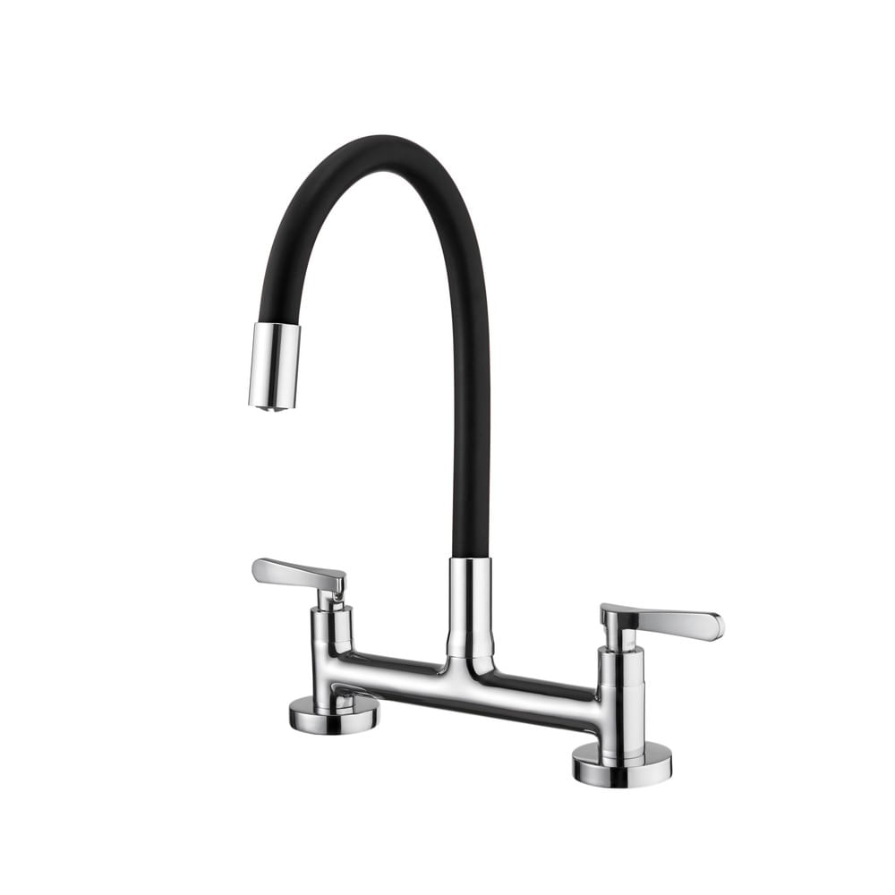 Torneira com Misturador p/ Cozinha Mesa Lorenzetti Preto1256 B27 Loren Flex Misturador de Cozinha Mesa Preto1256 B27 Loren Flex Lorenzetti