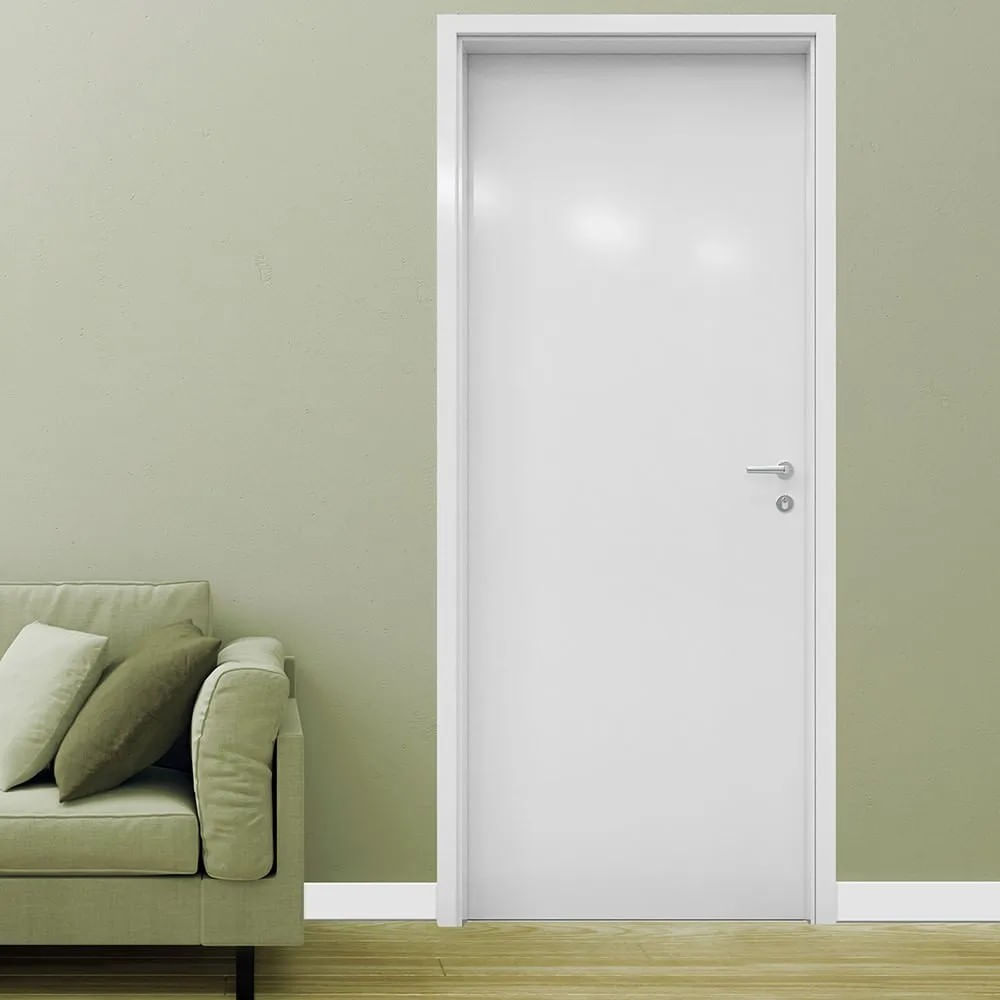 Kit Porta com Batente 7,5cm Miolo Colmeia Primer 210x72x35 para Drywall Esquerdo Eucatex