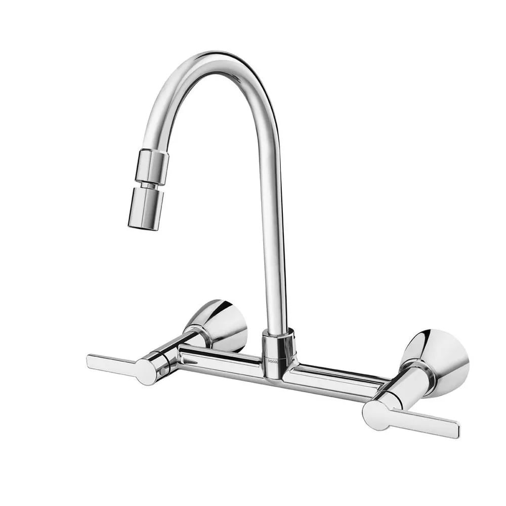 Torneira com Misturador para Cozinha De Parede Gali Docol