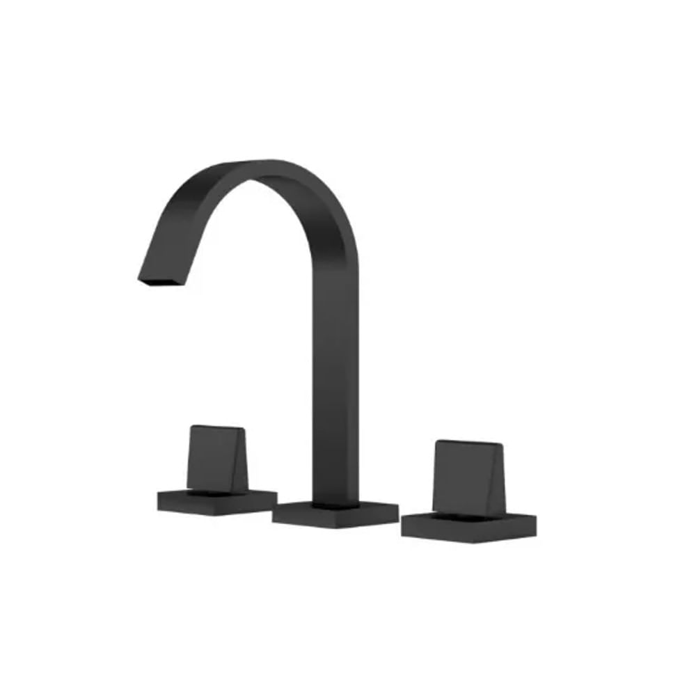 Torneira com Misturador para Lavatório de Mesa Prima Bica Alta Black Fani