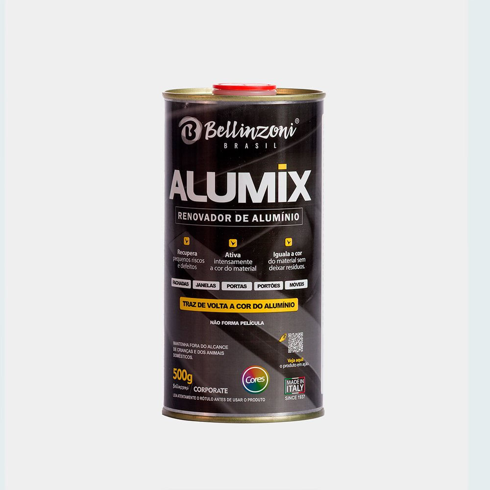 Renovador de alumínio Intensificador de Cor Alumix Cores 500g Bell Italy