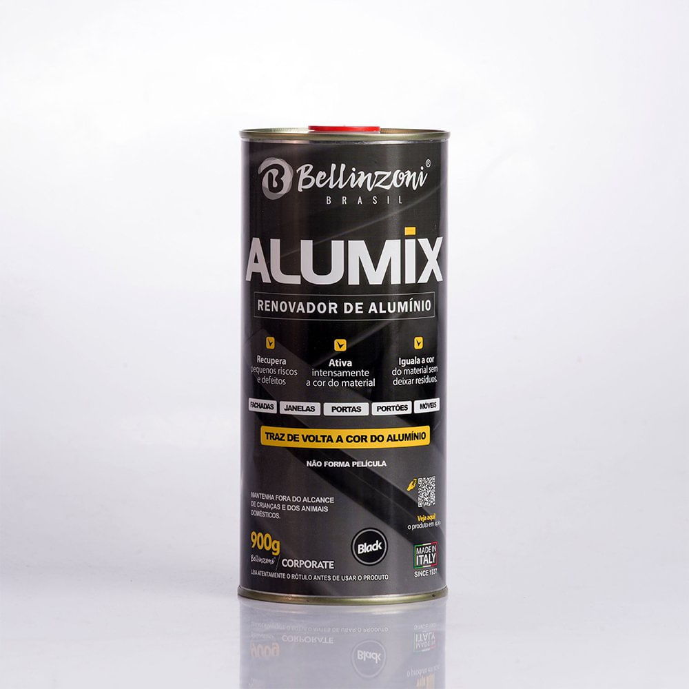Renovador de alumínio Intensificador de Cor Alumix Black 900g Bell Italy
