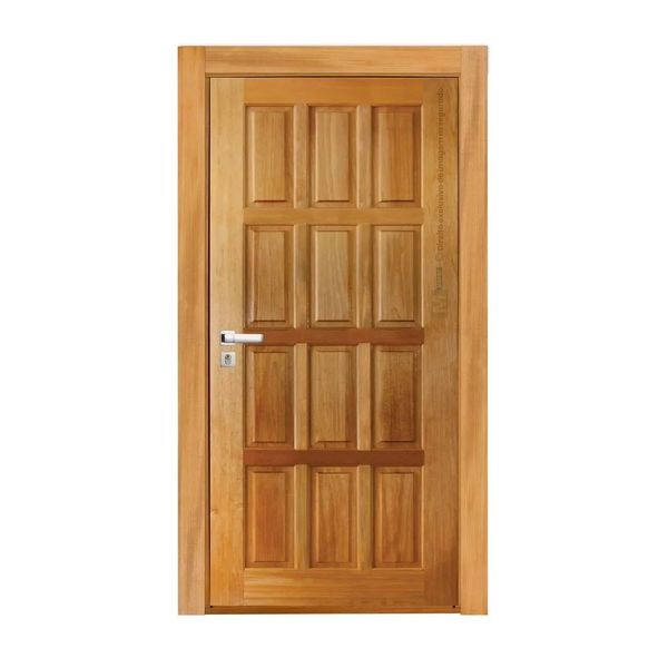 Kit Porta PV12 com Fechadura Direita 210x82cm Tauari Mapaf