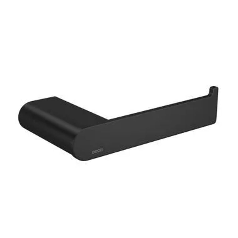 Porta Papel Higiênico Versa Black Matte Deca